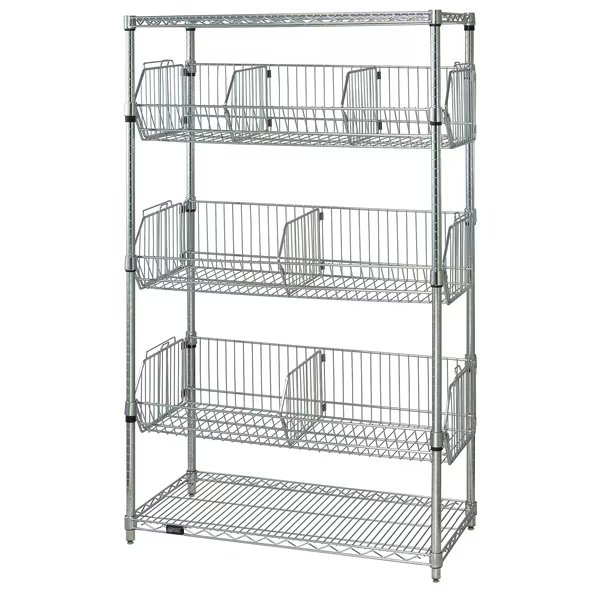Stationary Wire Basket Unit, Quantum Storage Systems, Mfr#: 1836BC6C